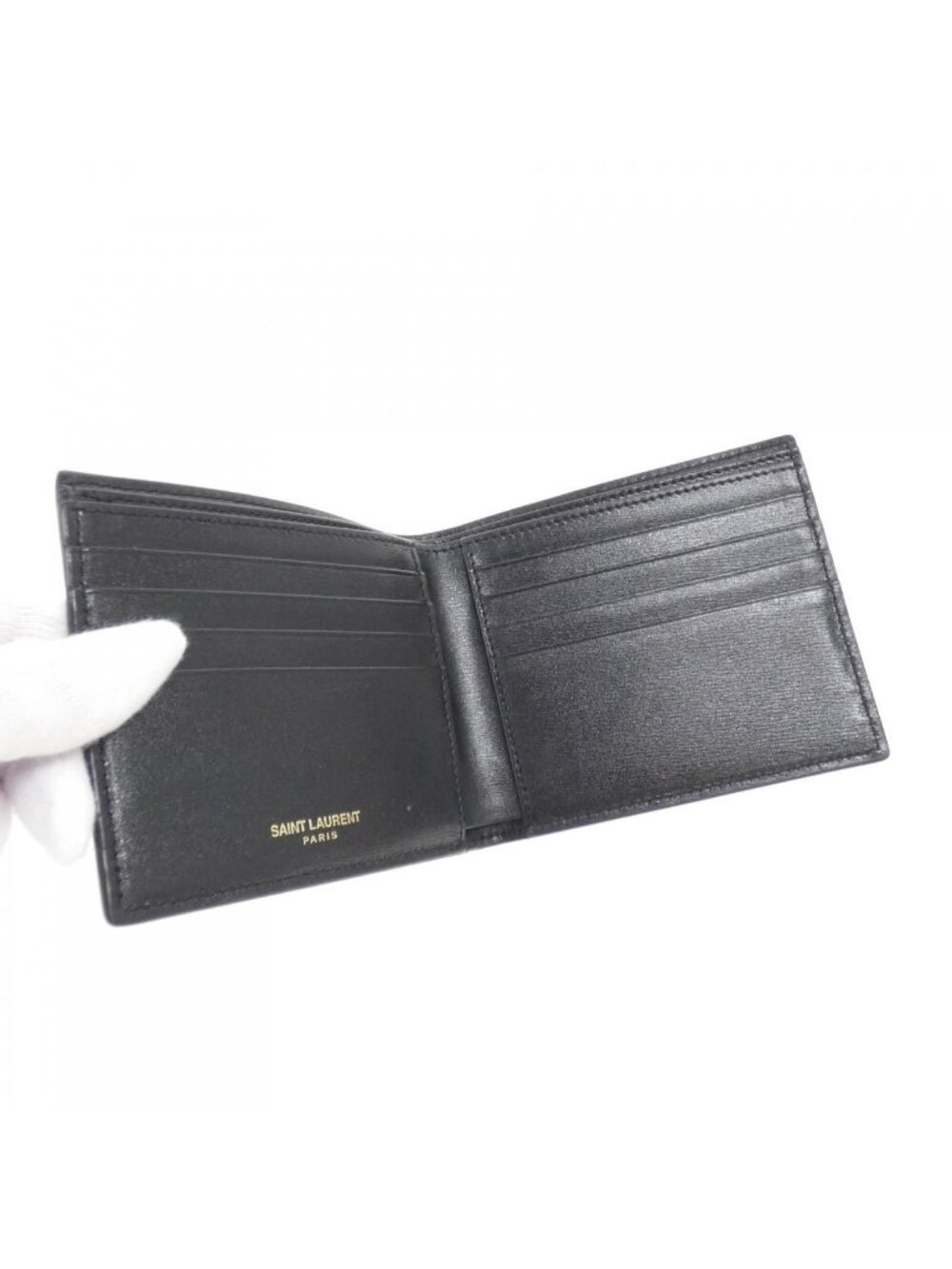 Saint Laurent Tiny Cassandra East West Wallet Billfold - Picture 6 of 7